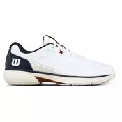 Moška obutev za tenis Wilson Rush LITE 5 Clay White/Navy Blazer EUR 47 1/3