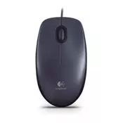 Logitech M90 corded mouse - grey - USB - EWR2 ( 910-001793 )