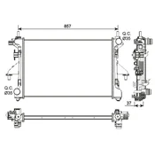 Hladilnik vode nrf 54203
