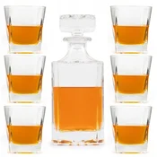 shumee Karafa + 6 kozarcev za viski, darilo za viski za alkohol, praznike, rojstne dneve