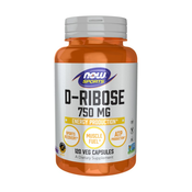D-riboza NOW, 750 mg (120 kapsul)