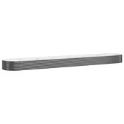 Vidaxl Visoka greda iz cinkanega jekla 544x100x36 cm antracit