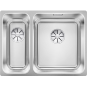 Blanco pomivalno korito SOLIS 340/180-U InFino INOX 18/10, GLAVNA KAD DESNO, brez daljinca.