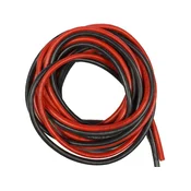 Silikonski kabel 0,75 mm2 , 2m rdeč/2m črn