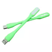 MS LED lampica na USB zelena