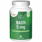 Essentials NADH 5 mg, visok odmerek - vegansko, 120 kapsul