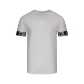 SikSilk Majica Tech črna / srebrna / bela
