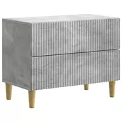 vidaXL vidaXL Nočna omarica Betonsko siva 62 x 34,5 x 48 cm Inženirski les, (5000209972)