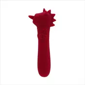Unihorn USB Bullet vibrator s stimulatorjem klitorisa Blaze Diablo 11.5 cm