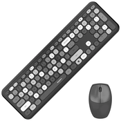 Wireless keyboard + mouse set MOFII 666 2.4G (Black)