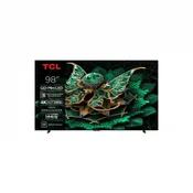 TCL QD-Mini LED 98C7K 98” 4K Ultra HD Smart TV – 144 Hz VRR, AiPQ PRO, Bang & Olufsen Audio, HDR 2600 nita, Google TV