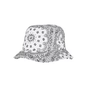 Bandana Print Bucket Hat White