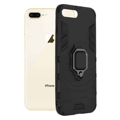 Techsuit - Silicone Shield zaščitna maska za iPhone 7 Plus / 8 Plus - črna