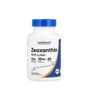 Nutricost – Zeaksantin z luteinom, 60 mehkih kapsul