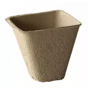 eoshop Papirnati lončki za sadike 8x8x8 cm, biorazgradljivi, 18 kosov