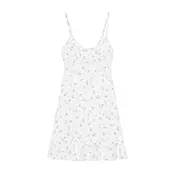 Cropp - Haljina s printom preko cele površine - white
