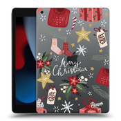 Silikonski prozorni ovitek za Apple iPad 10.2 2021 (9. gen) - Christmas