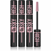 Maybelline Lash Sensational Sky High Cosmic Black maskara za produženje trepavica extra crna 3x7,2 ml