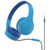 Dječje slušalice s mikrofonom Belkin - SoundForm Mini, plave