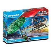 PLAYMOBIL City Action 70569 Policijski helikopter: zasledovanje s padalom