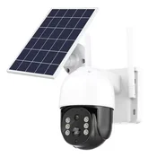 Solarna WiFi PTZ kamera 4K - video nadzor bez kablova i vrhunska rezolucija!