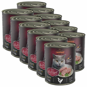Vrečka hrane Leonardo, perutnina, 12x800 g