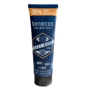 Benecos Gel za tuširanje za moške 3v1, BIO, 250 ml