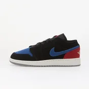 Air Jordan 1 Low Kids Black/ Summit White-True Blue-Varsity Red 5Y