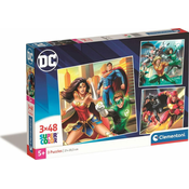 Clementoni Puzzle DC Comics: Justice League 3x48 kosov
