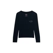 Superdry & Co Majica mornarska/svetlo modra