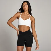 Ženski športni modrček Tempo Ruched Front MP – bela - XS
