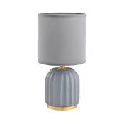 Zuma Line HS8723-GR - Stona lampa 1xE14/40W/230V siva/zlatna