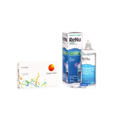 CooperVision Proclear Compatibles Sphere (6 leč) + ReNu MultiPlus 360 ml s posodico Dioptrija: 4.5, Ukrivljenost: 8.6, Premer: 14.2