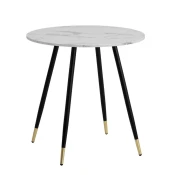 Livetastic Jedilna Miza Marble, Videz Marmorja, O 75cm