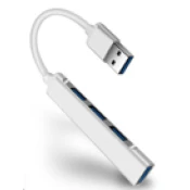 USB HUB Stars Solutions 4 porta USB na USB 2.0 beli