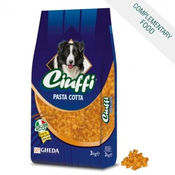 Ciuffi testenine za psa brez kuhanja 3 kg - Govedina - Mehki mesni priboljški - Flamingo