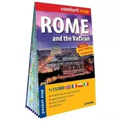Comfort! map Rome and the Vatican 1:15 000