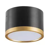 LED plafonsko svetlo MIRELLA 1xGX53/6W/230V crna/zlatna