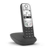 Brezžični telefon Gigaset A690, črn