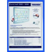 Okvir informacijski A4 Franken Megaframe magnetni plavi