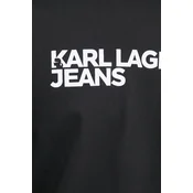 KARL LAGERFELD JEANS Majica  črna / bela