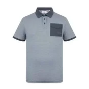 shumee Moška temno siva polo majica z belimi črtami Lee Cooper, velikost XXL