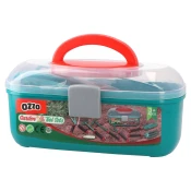 Set decijeg alat za baštu u kutiji Jugo, 6 komada, Zeleni