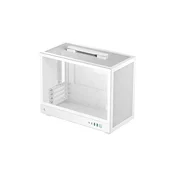 Računalniško ohišje DeepCool CH160 PLUS WH, ITX, Micro-ATX, kaljeno steklo, belo - R-CH160-WHNGM0-G