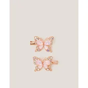 Monsoon Children Set šnala za kosu za devojcice Butterfly, 2 komada, Roze