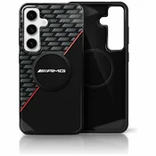 1 to 3 Mercedes Ovitek Amg Dvoslojni Rombi Za Samsung Galaxy S25+ Za Magsafe