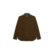 Superdry & Co Srajca CLASSIC temno rjava
