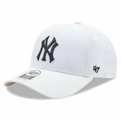 Kapa sa šiltom s dodatkom vune 47brand MLB New York Yankees boja: bijela, s aplikacijom, B-MVPSP17WBP-WHM