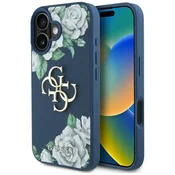 1 to 3 Guess Ovitek Grined Roses Za Iphone 16 4G Logo Visoka Zaščita