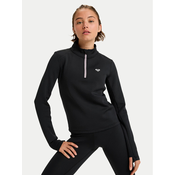 Roxy Športna majica Waves Of Warmth Tech Top ERJFT05033 Črna Regular Fit